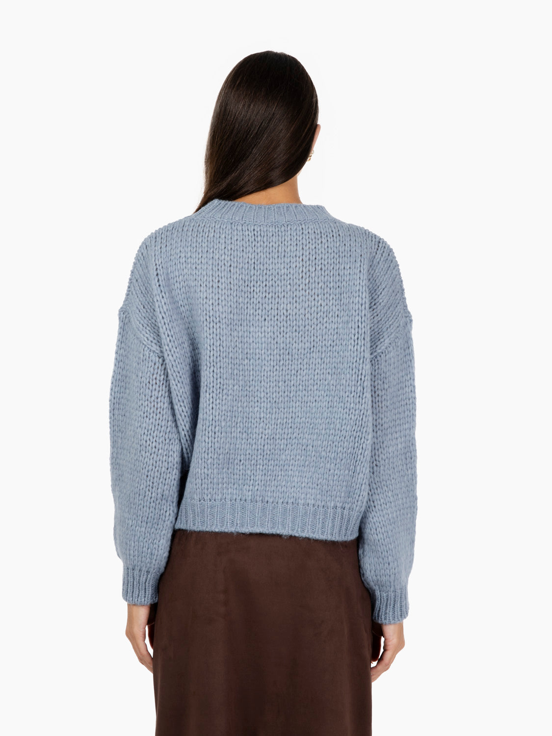 Aqua crew neck sweater