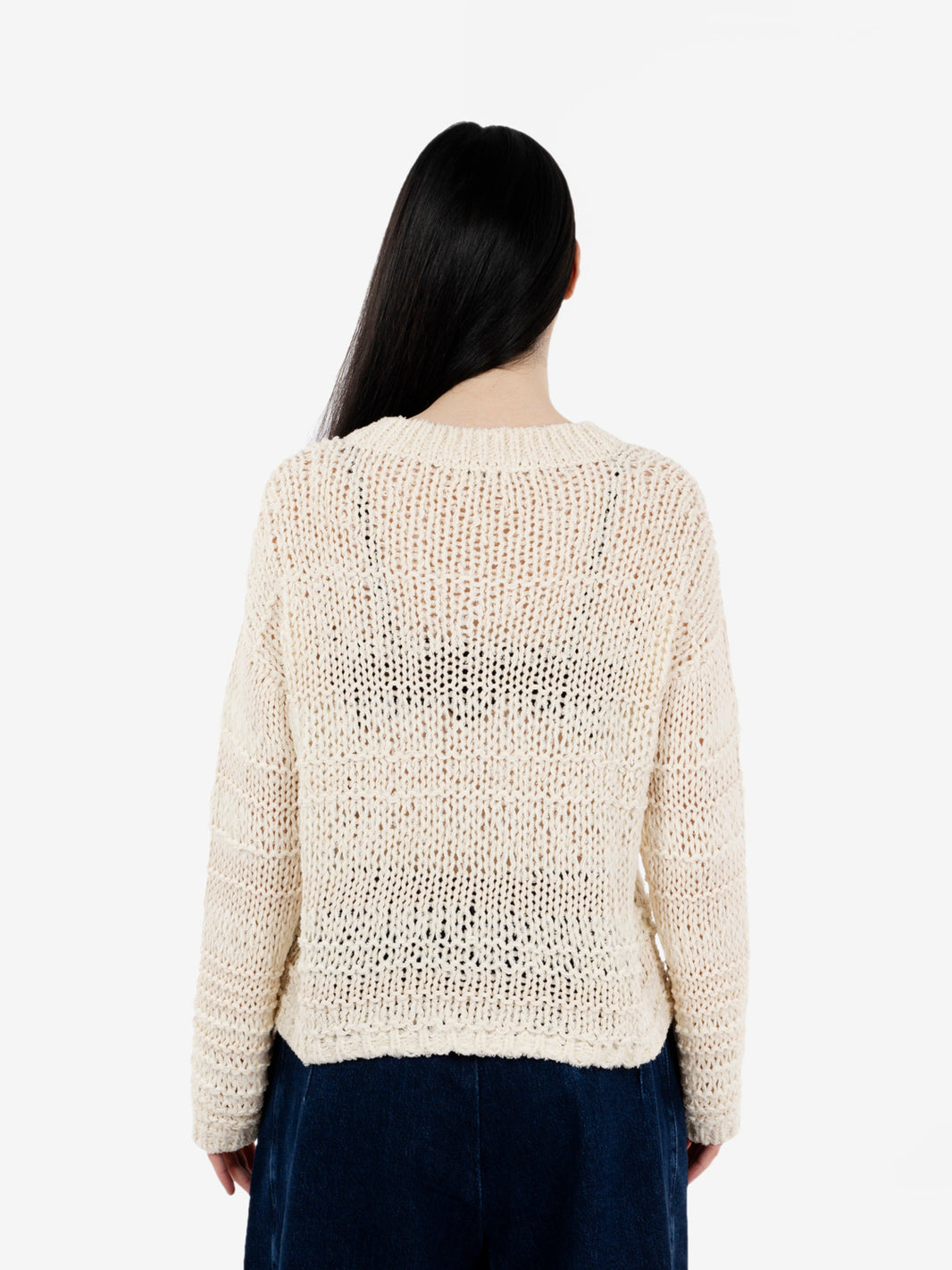 Maglione in cotone burro