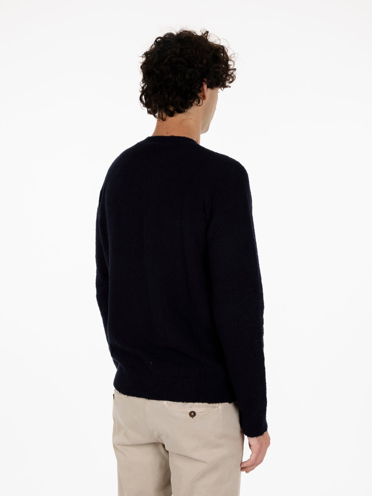 Maglione in misto cotone navy