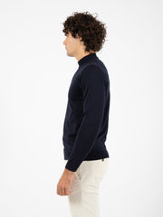 ROBERTO COLLINA - Maglione lupetto navy