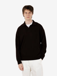 Polo skipper in maglia moro