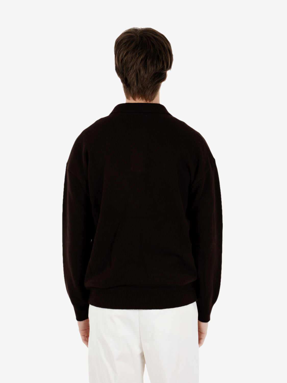 Polo skipper in maglia moro