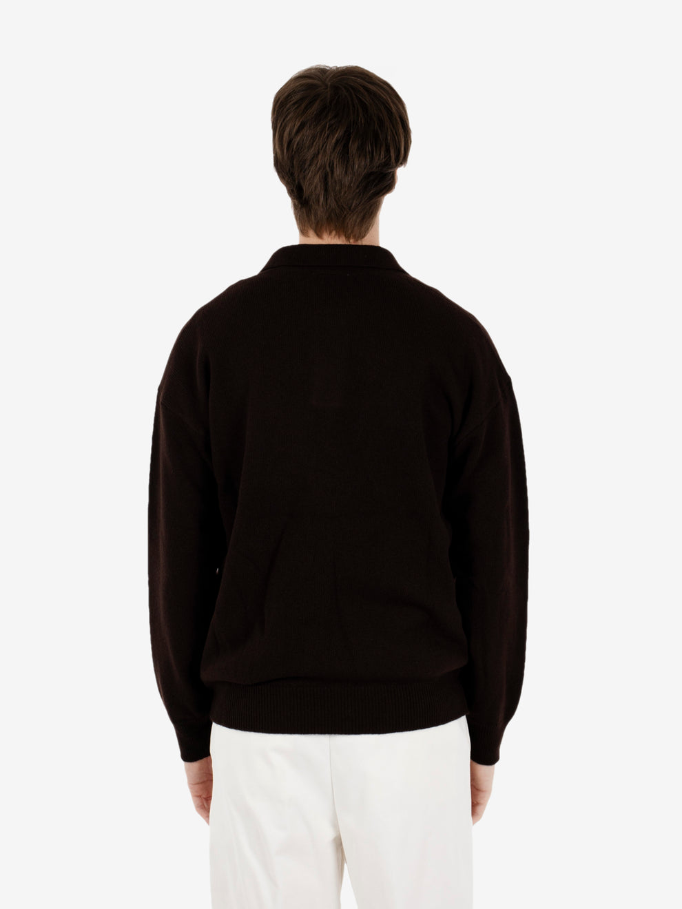 Polo skipper in maglia moro