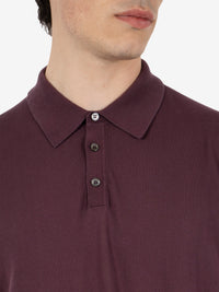 Polo manica corta bordeaux
