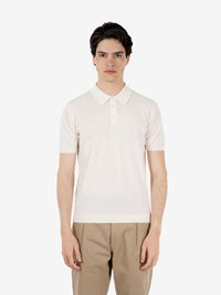 Polo manica corta ecru