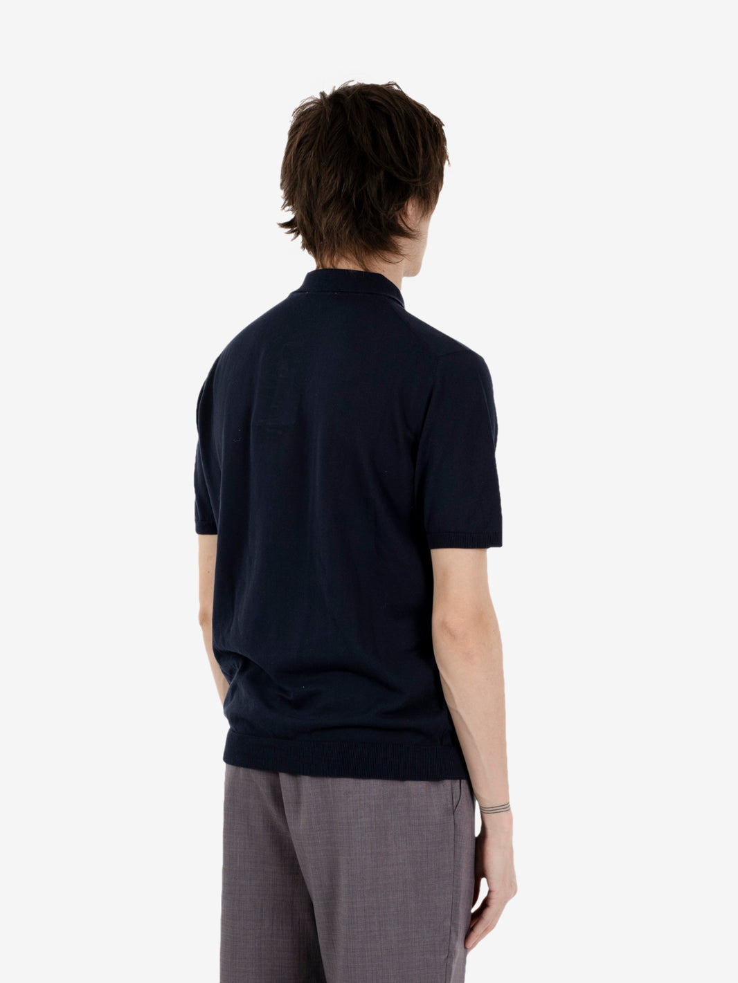 Polo manica corta navy