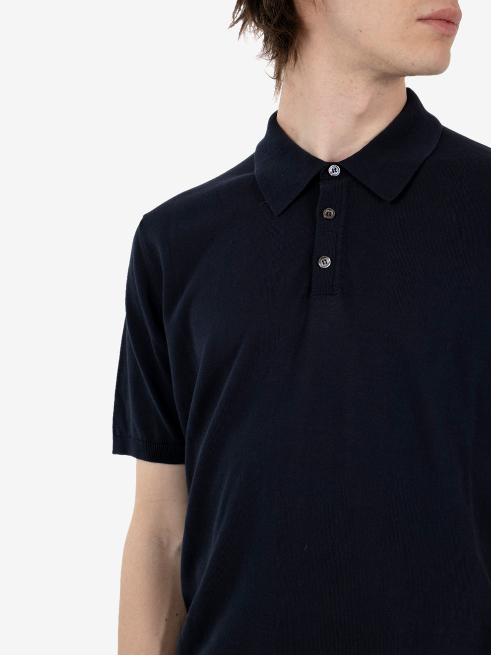 Polo manica corta navy