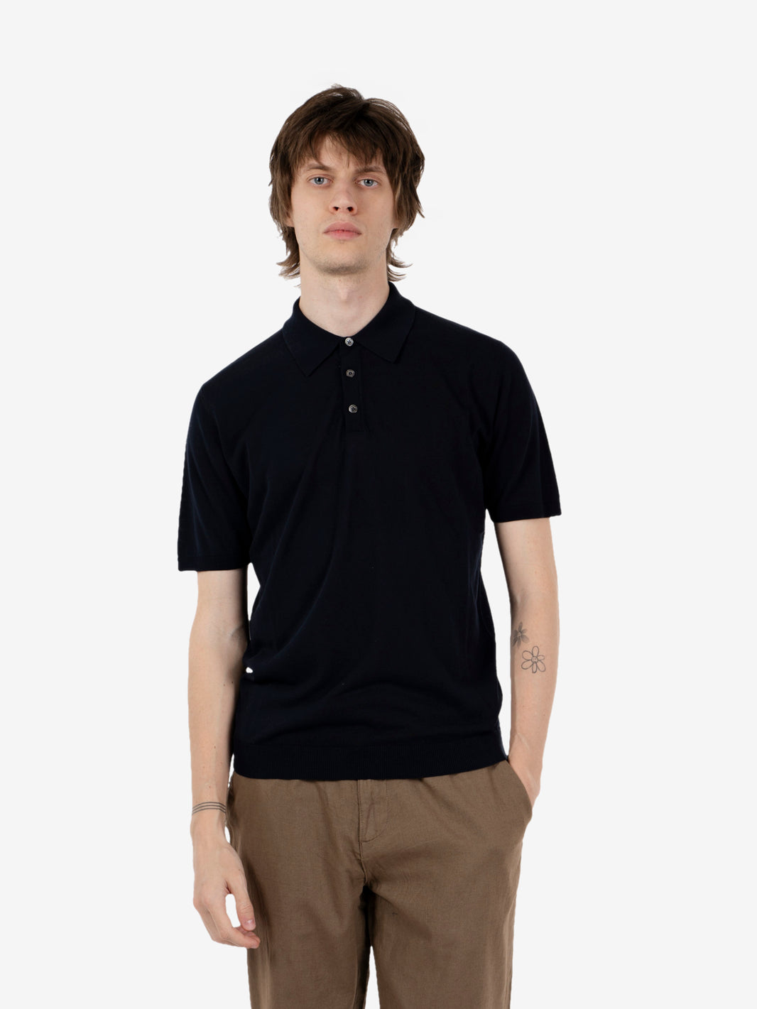 Short sleeve night polo