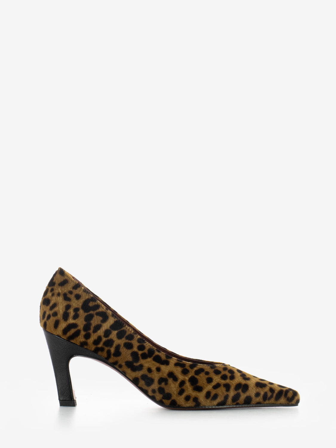 Décolleté Wara in cavallino leopardate