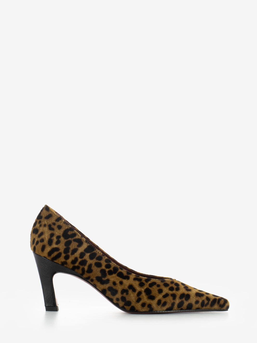 Décolleté Wara in cavallino leopardate