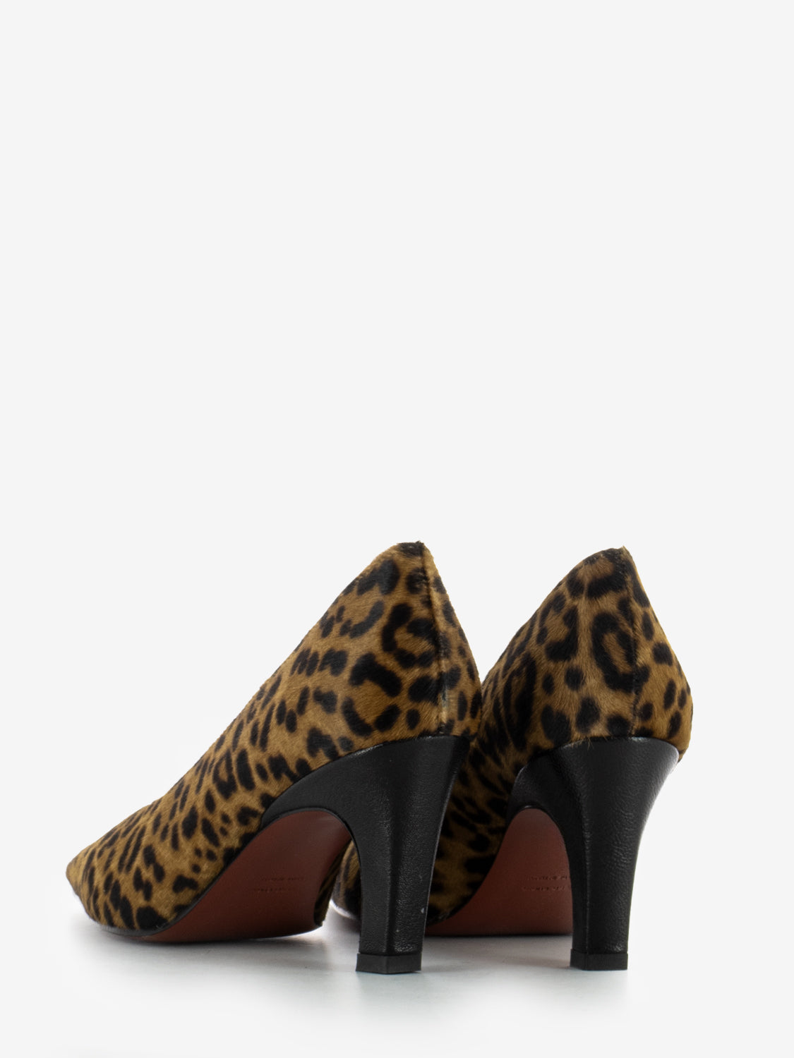 Décolleté Wara in cavallino leopardate