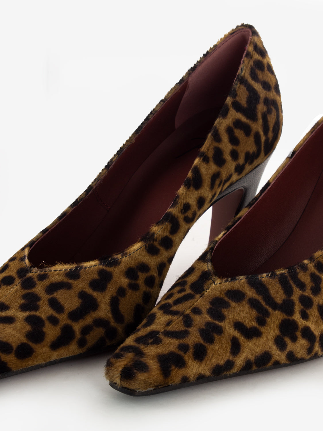 Décolleté Wara in cavallino leopardate