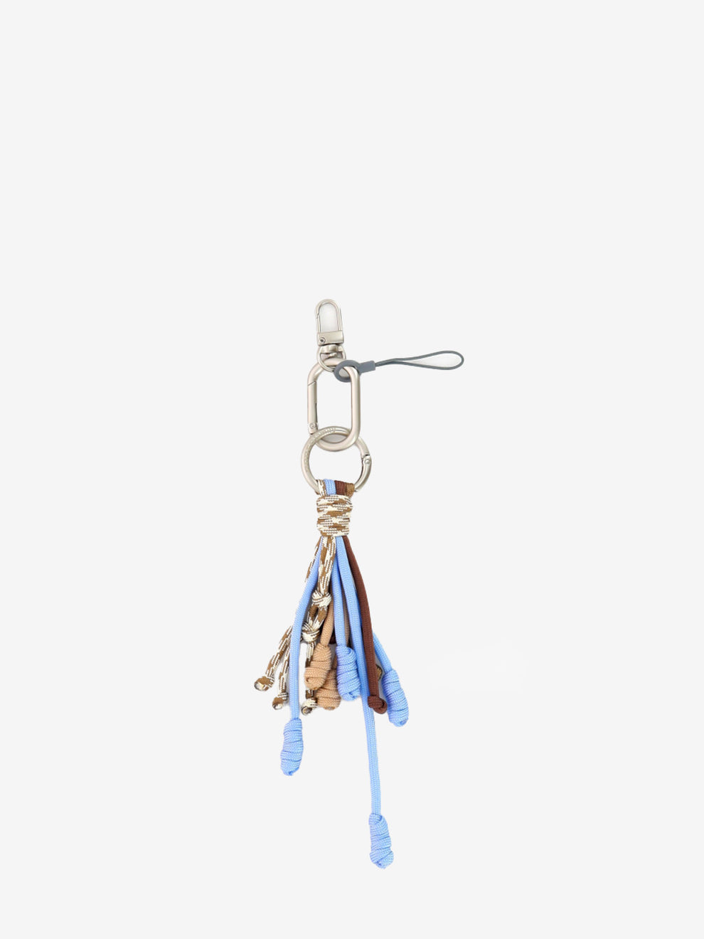 Keychain with mocha charm
