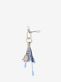 Keychain with mocha charm