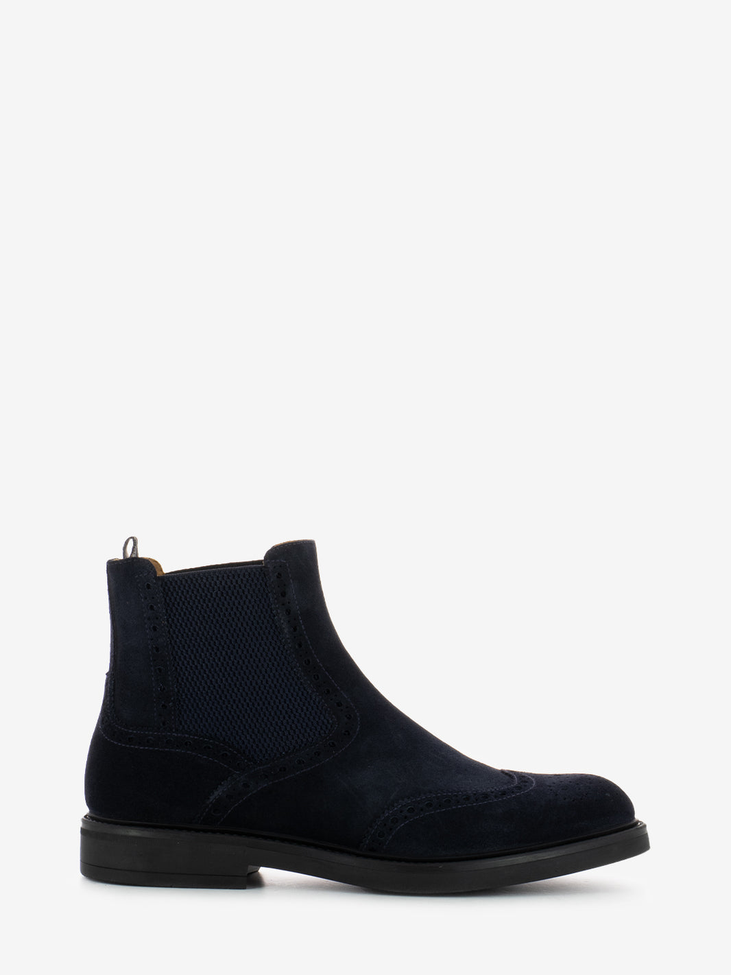 Beatles in suede blu