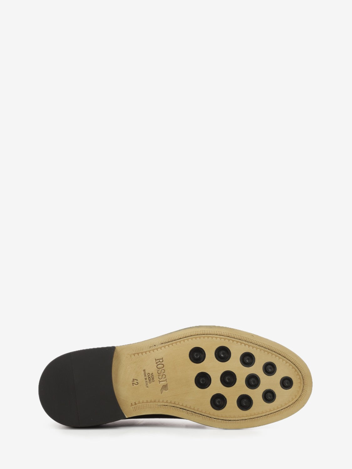 Dark brown leather derby