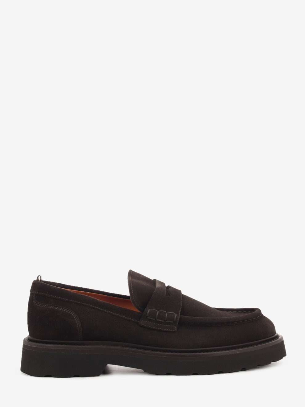 DARK BROWN SUEDE LOAFER 1223C-337_TDM
