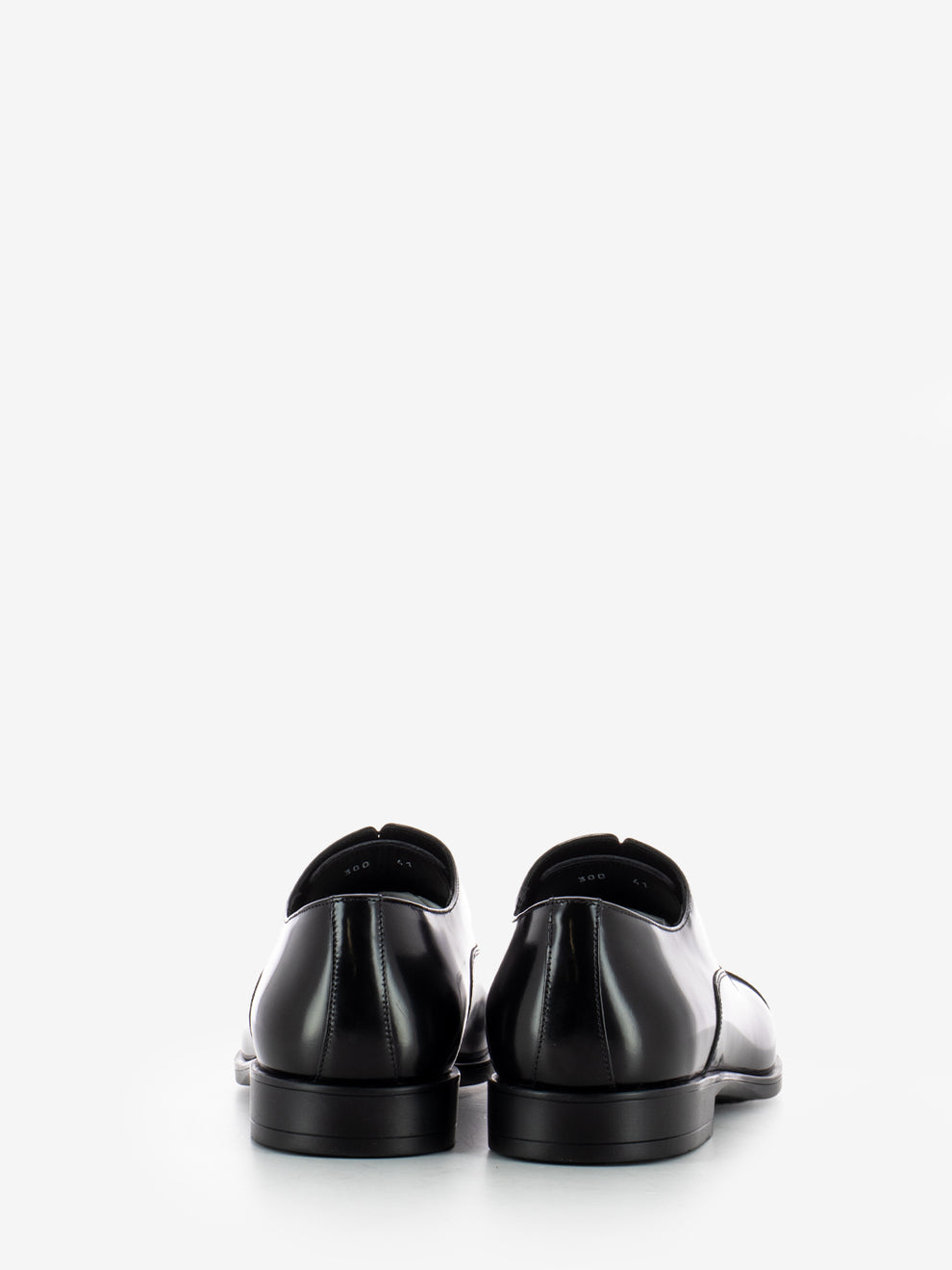 Scarpa derby allacciata nero