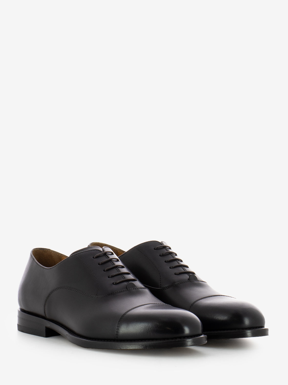 Scarpa derby in pelle testa di moro