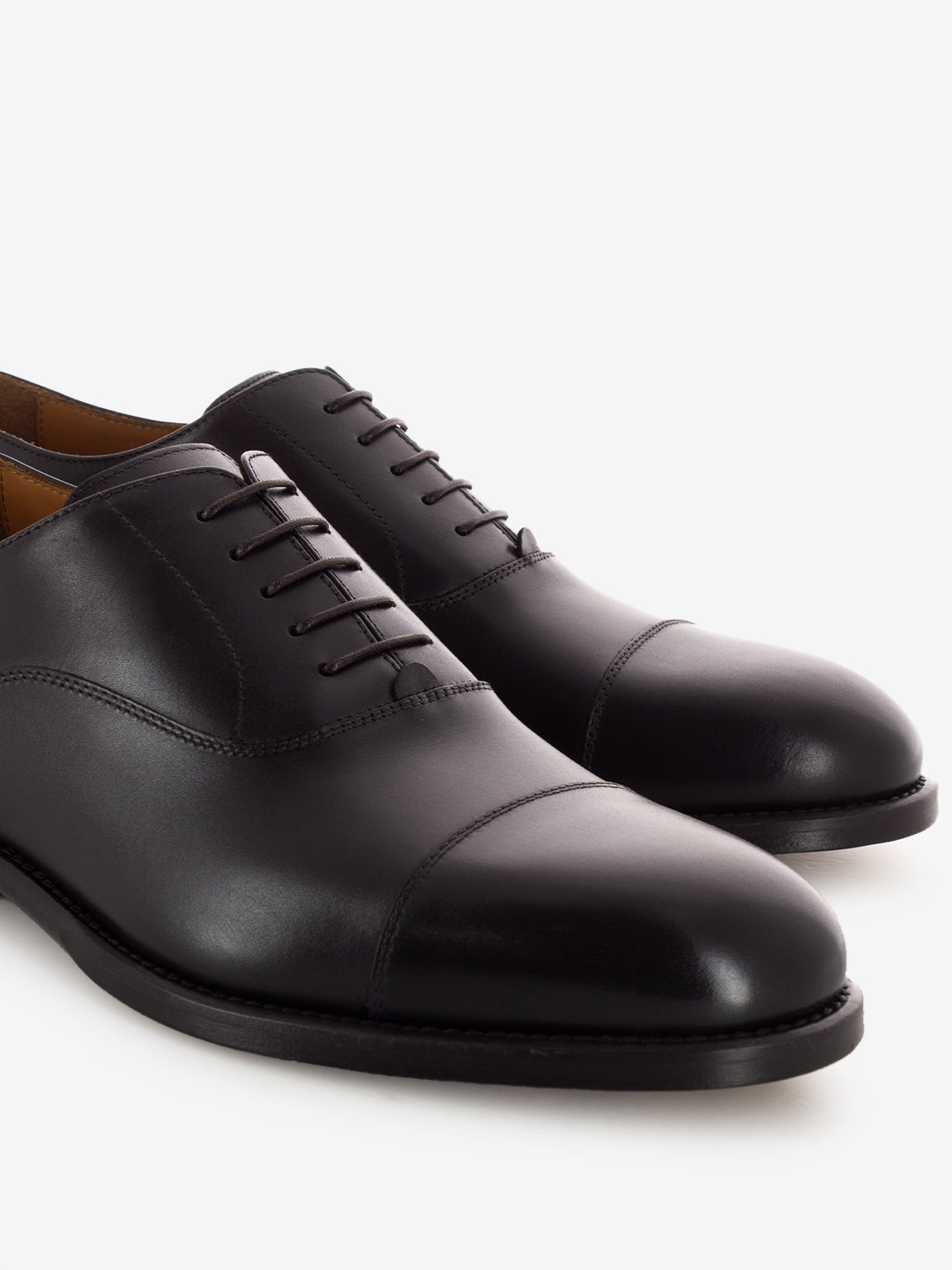 Scarpa derby in pelle testa di moro