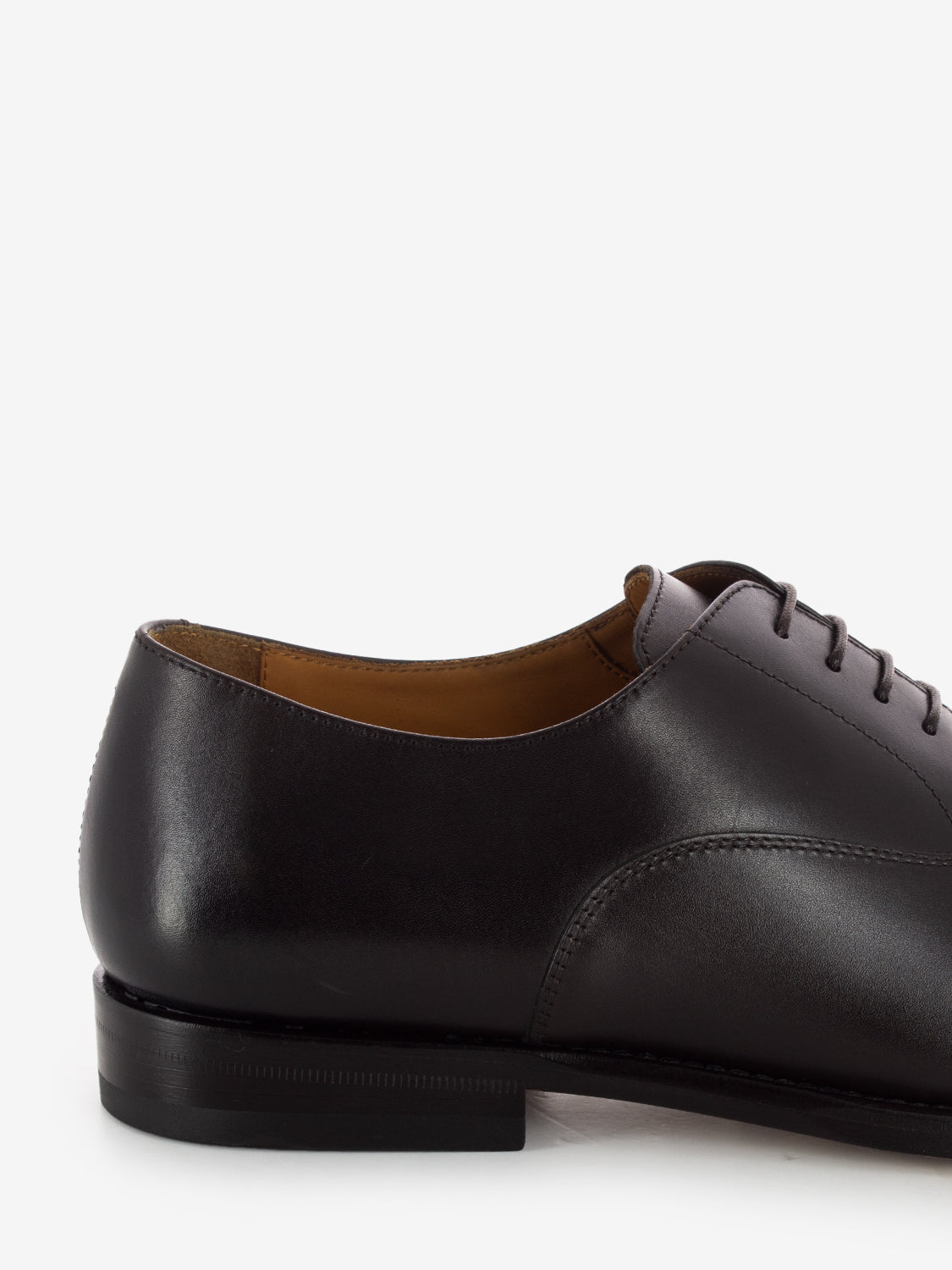 Scarpa derby in pelle testa di moro