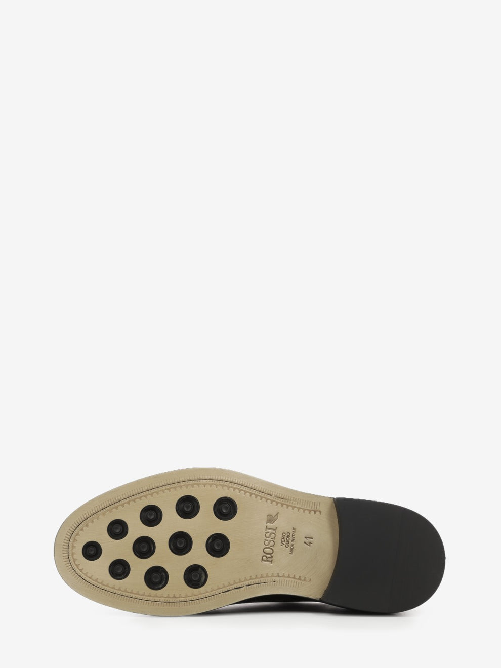 Black brushed derby shoe