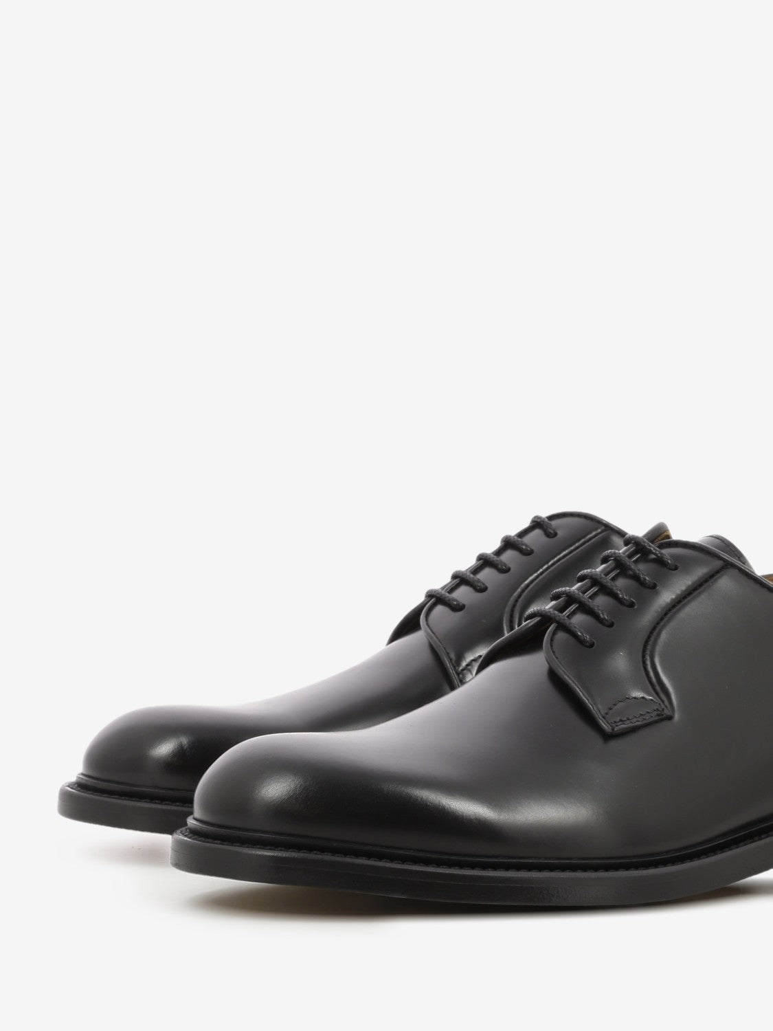 Black brushed elegant shoe