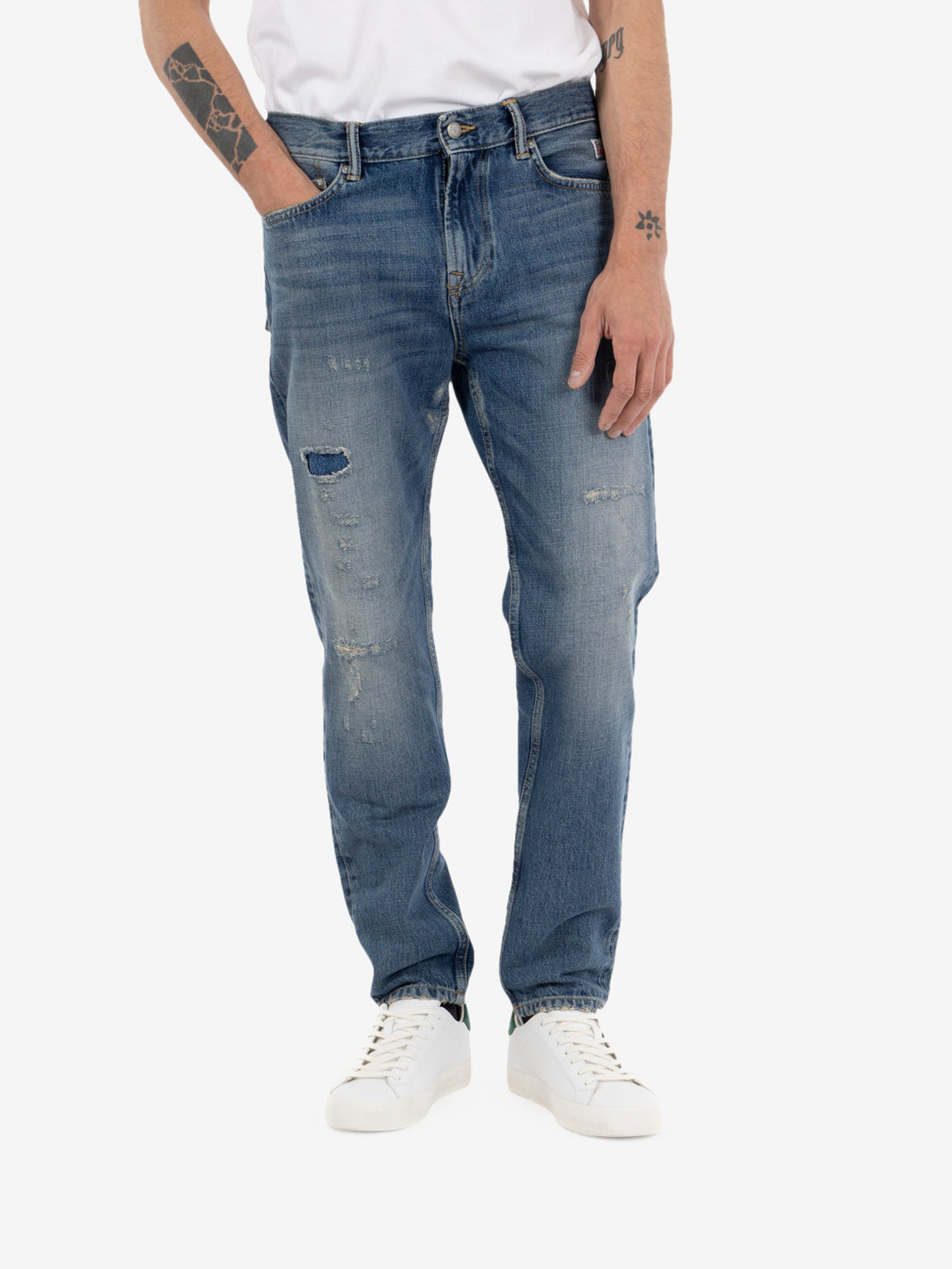 Dapper Re-Search denim Calatarida blu