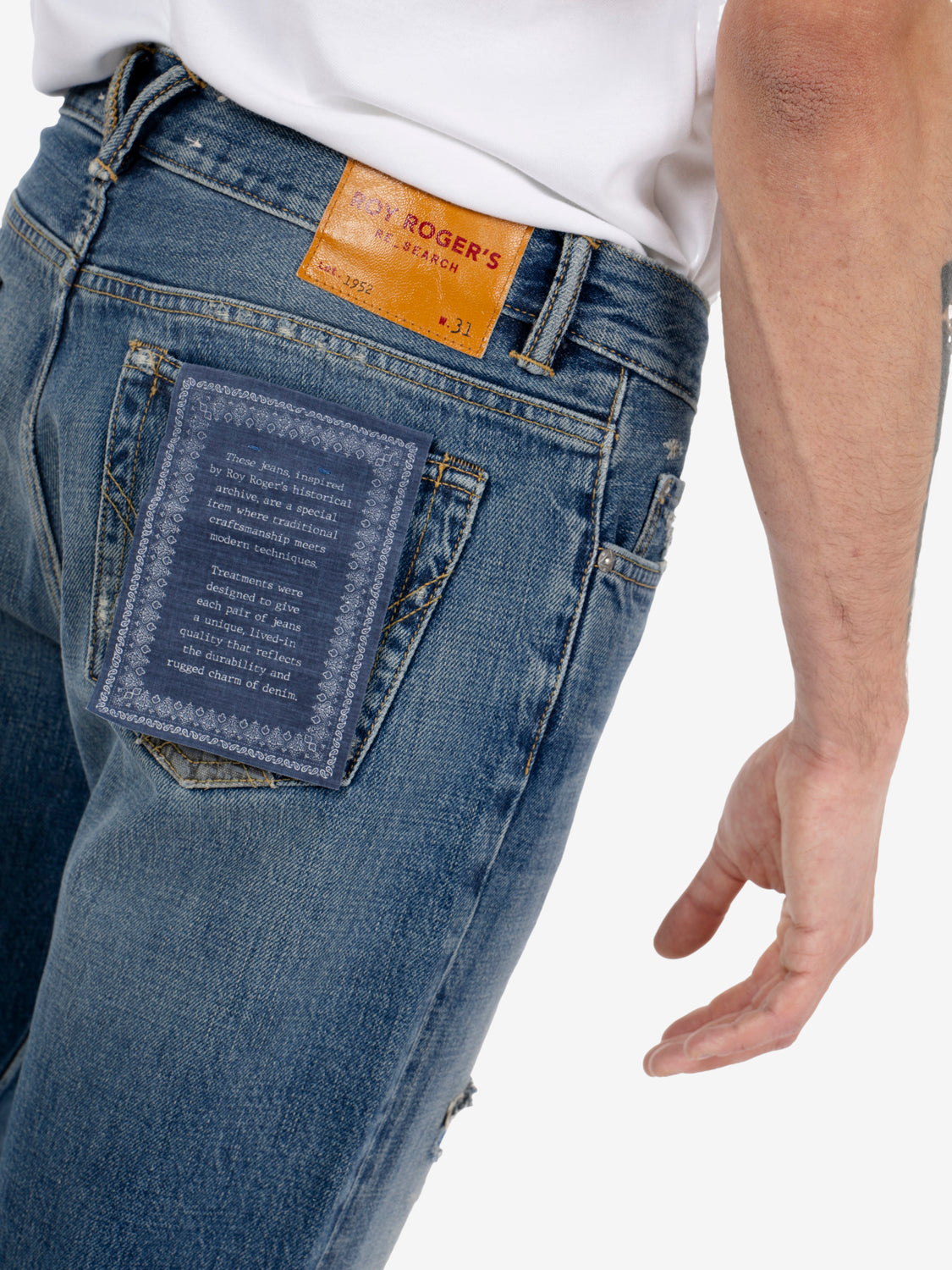 Dapper Re-Search Calatarida blue denim