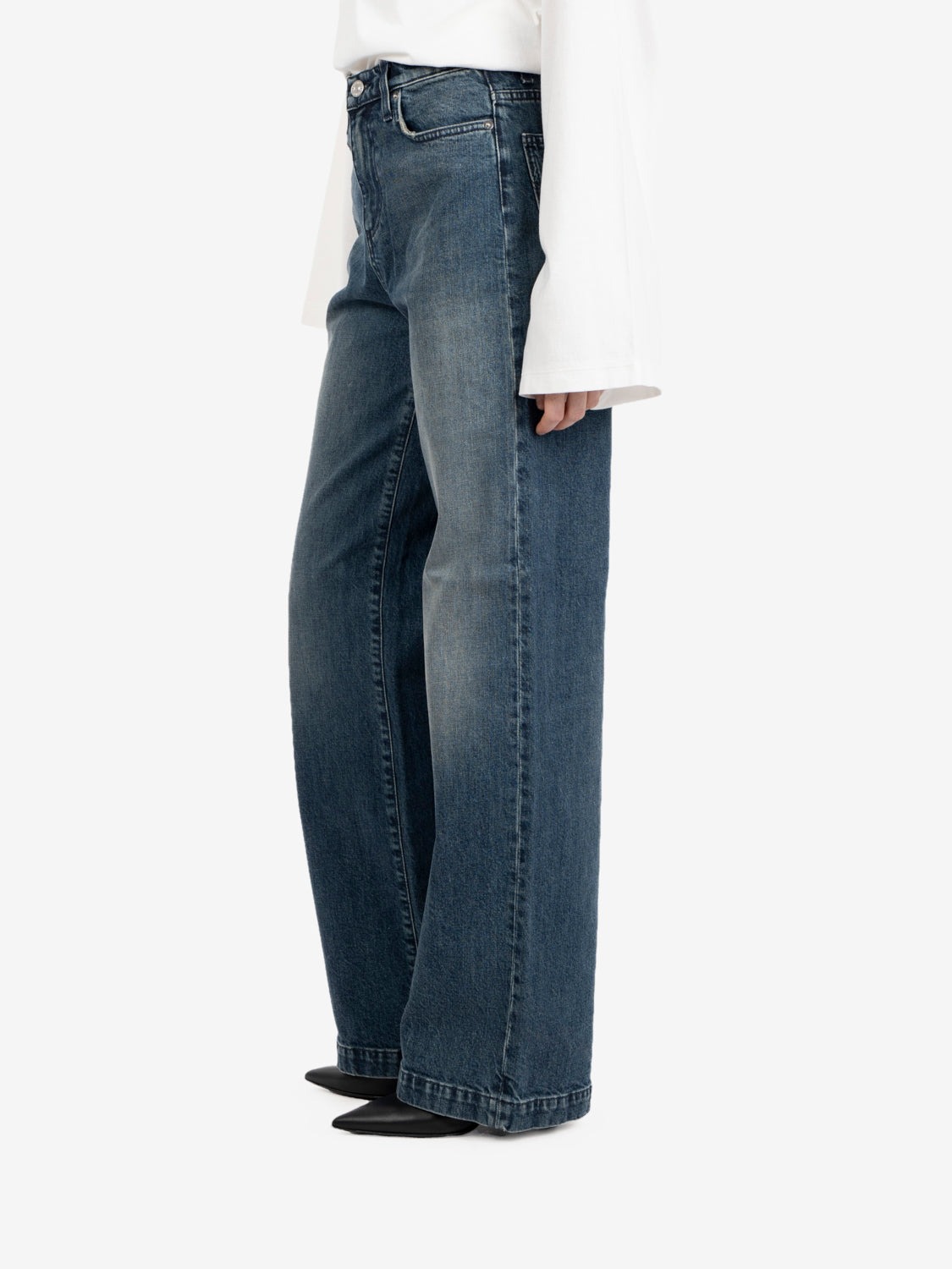 Marta blue denim flare jeans