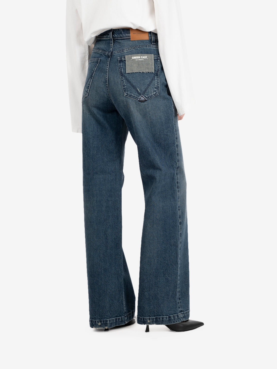 Marta blue denim flare jeans