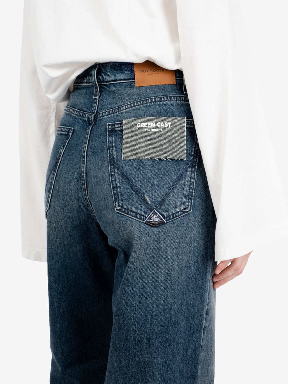 Marta blue denim flare jeans