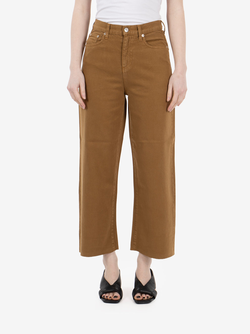 Rita Cropped Light Bull Tencel Old Reverse Rusty