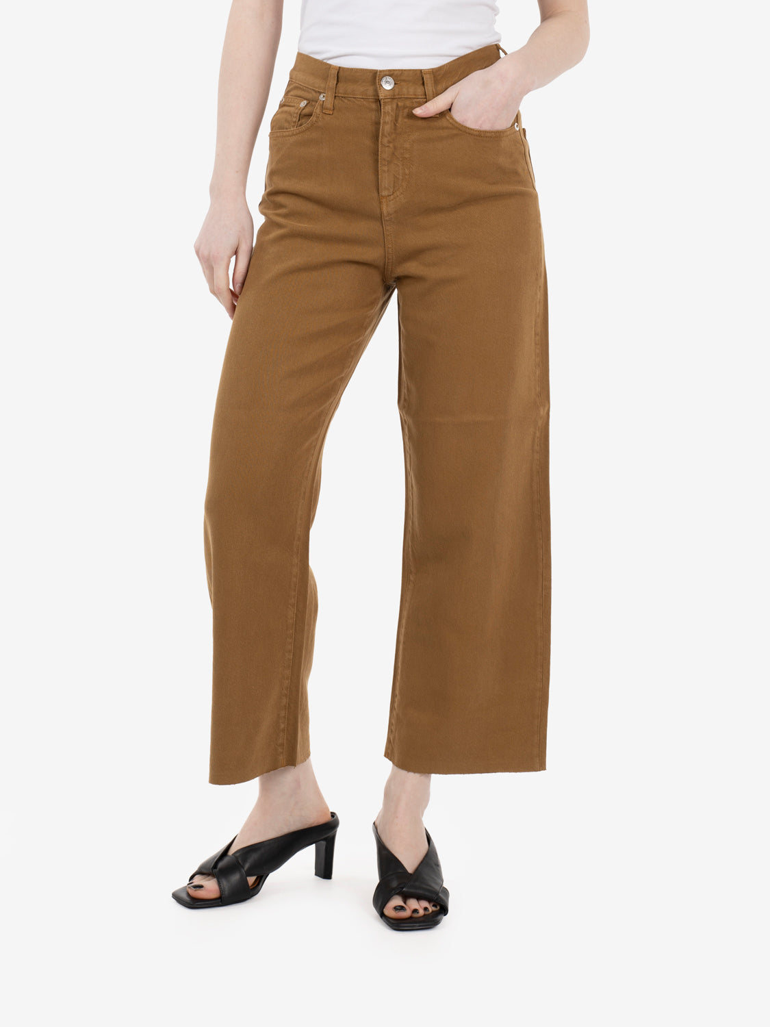 Rita Cropped Light Bull Tencel Old Reverse Rusty