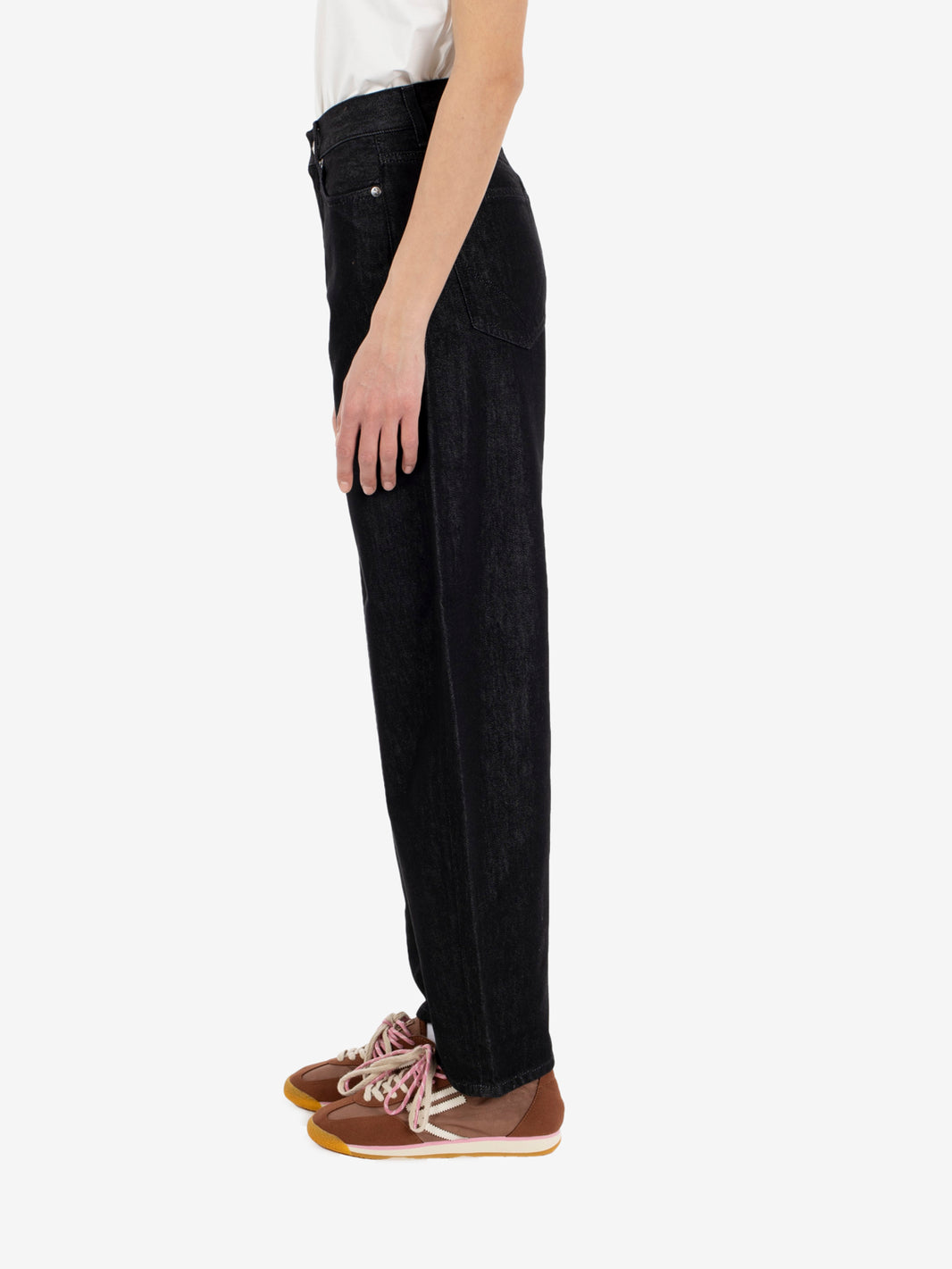 Balloon Denim black lyocell cotton Irish coffee