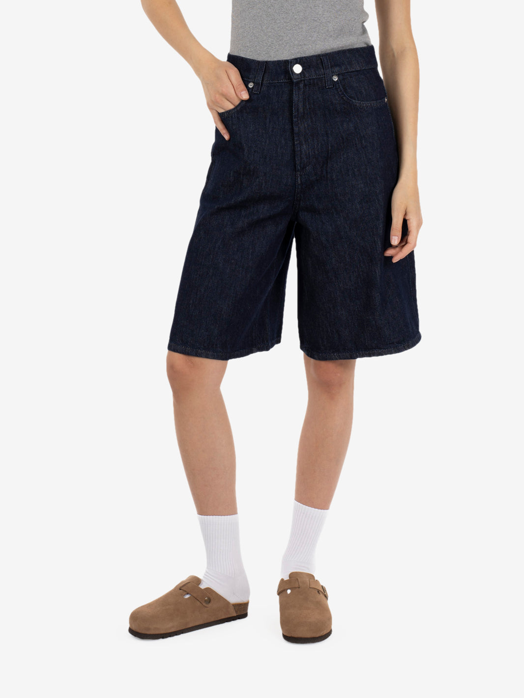 BILLIE DENIM LIGHT RINSE DENIM BERMUDA RND90282D6850021_C0999