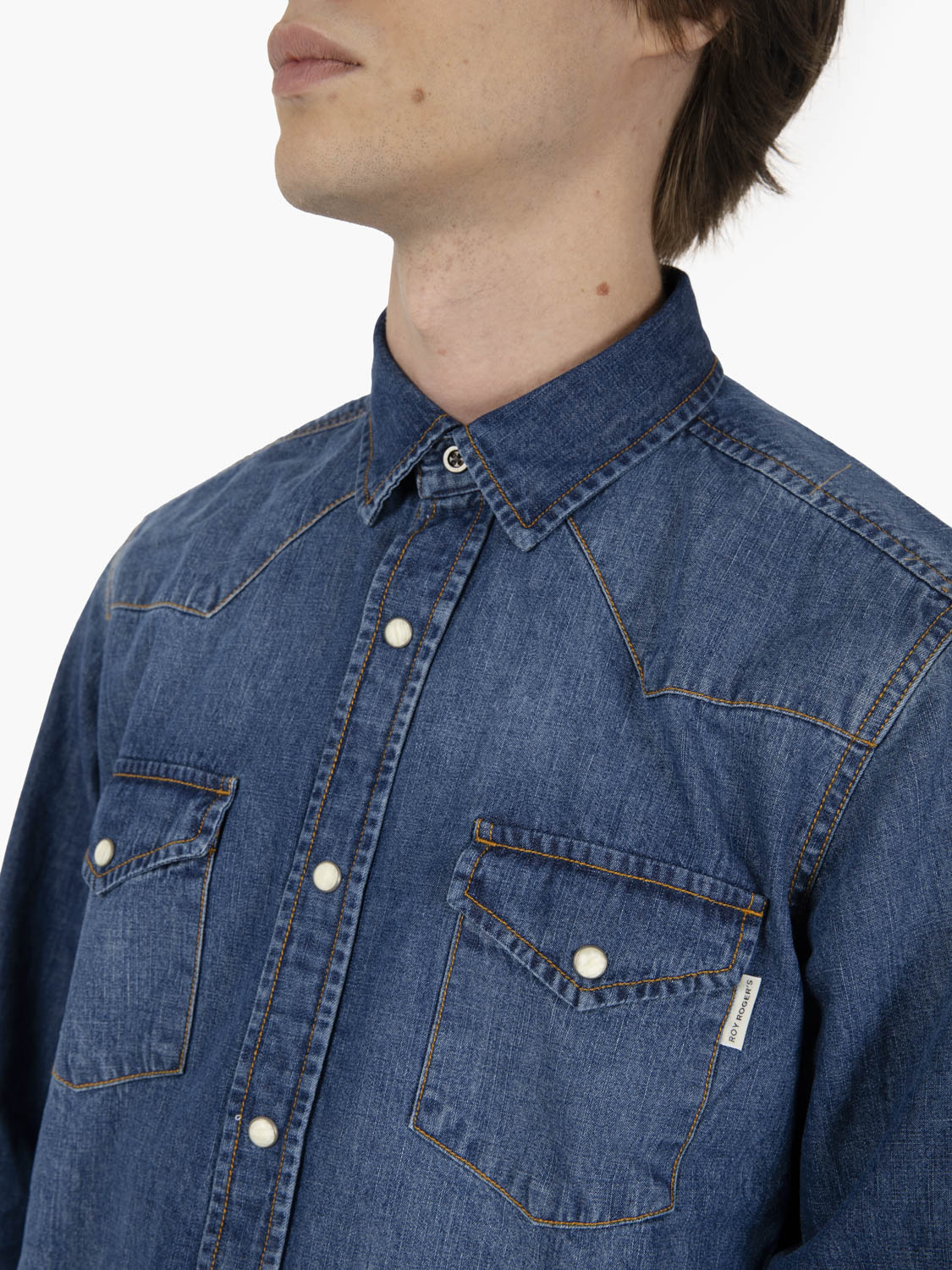 Camicia Martin Bruce denim blu