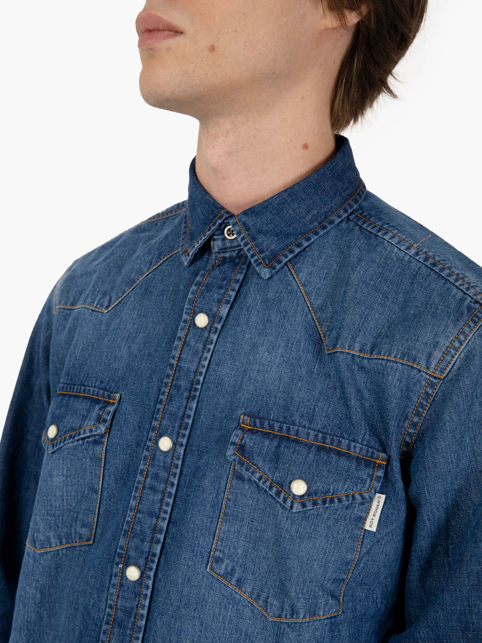 Camicia Martin Bruce denim blu