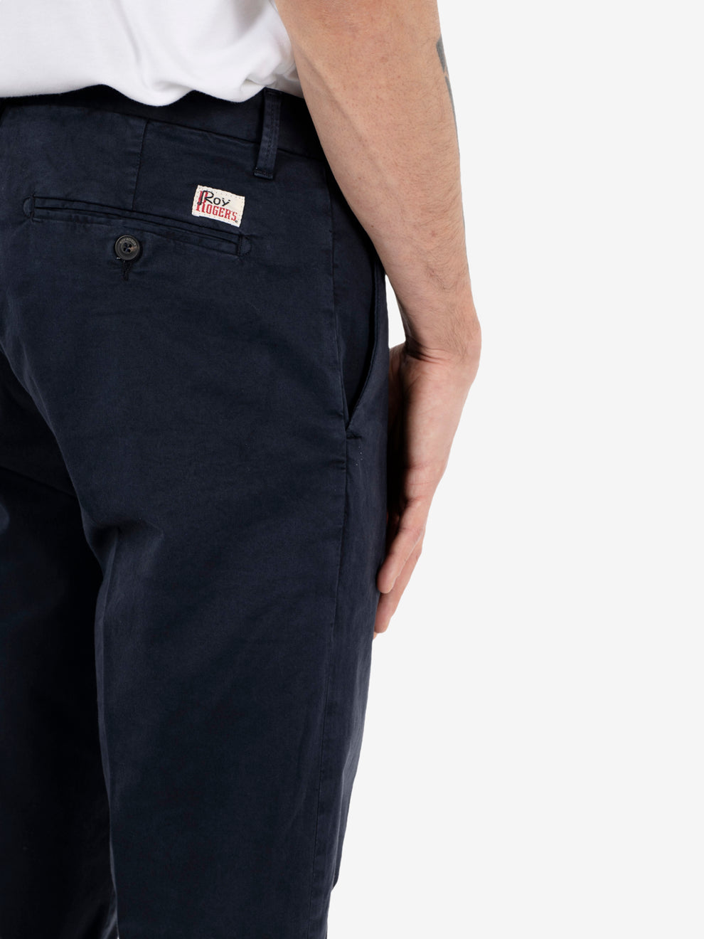 Navy blue Chino Conduit Read