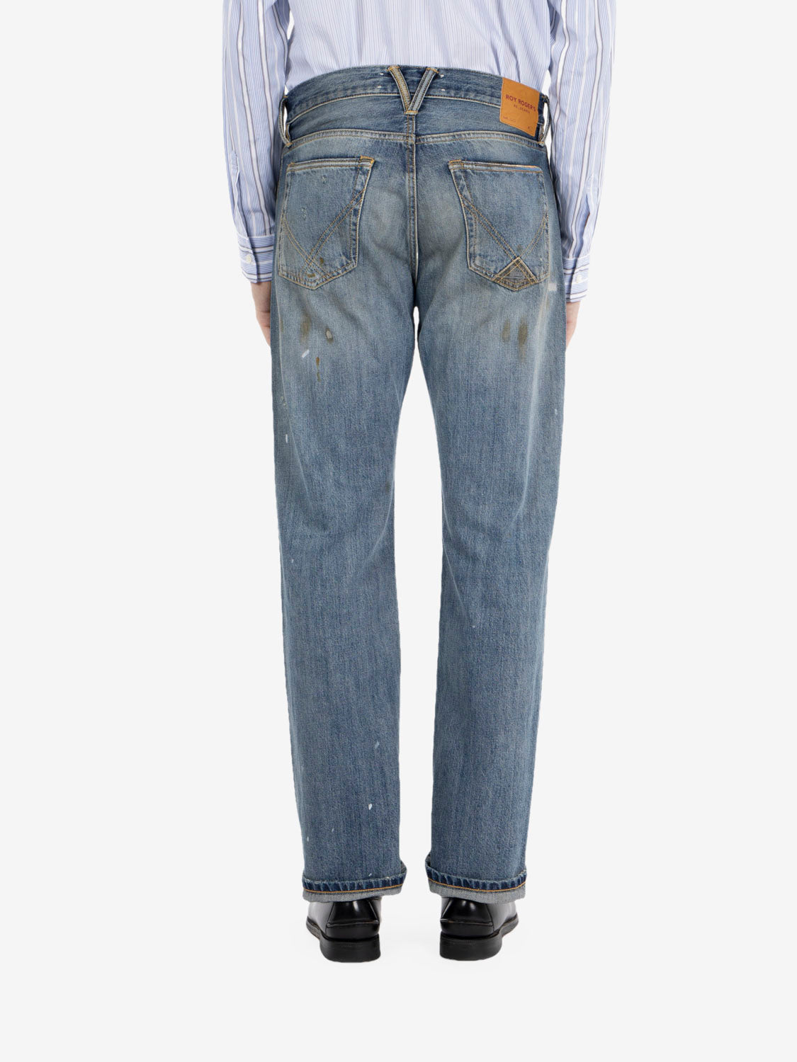 Cult Wide RE-SEARCH selvedge denim baker pants