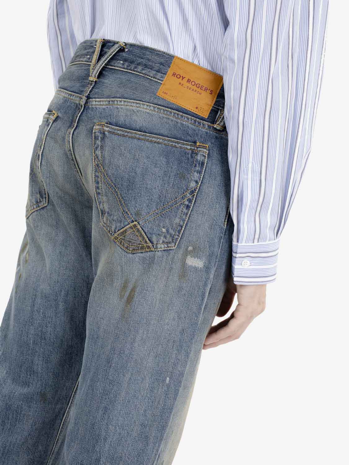 Cult Wide RE-SEARCH selvedge denim baker pants