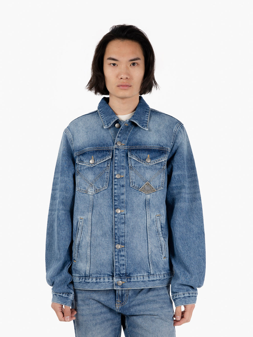 Giubbino in jeans Melrose denim blu