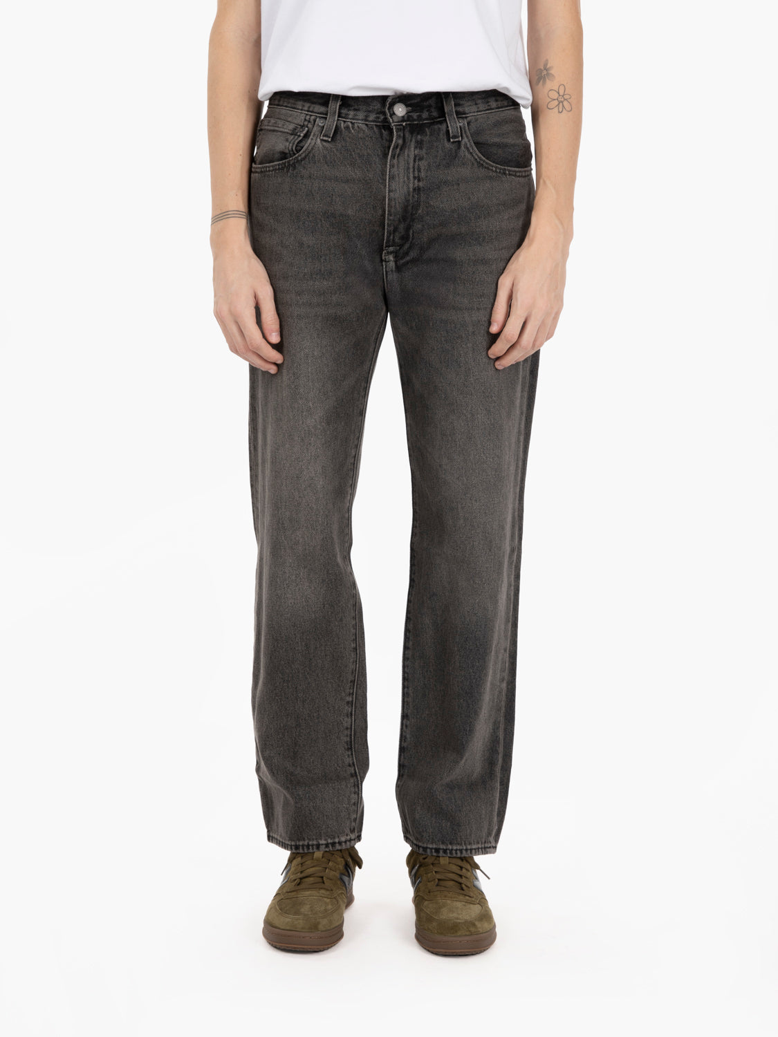 Jeans 555™ relaxed straight denim black