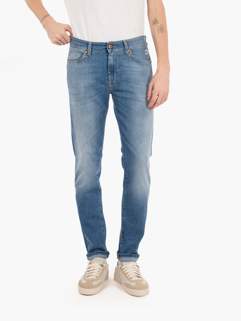 ROY ROGER'S - Jeans April regular slim fit blu denim