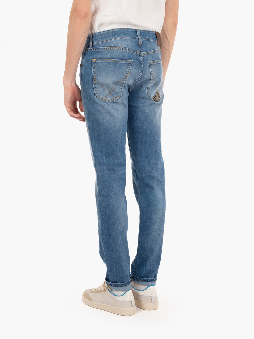 Jeans April regular slim fit blu denim