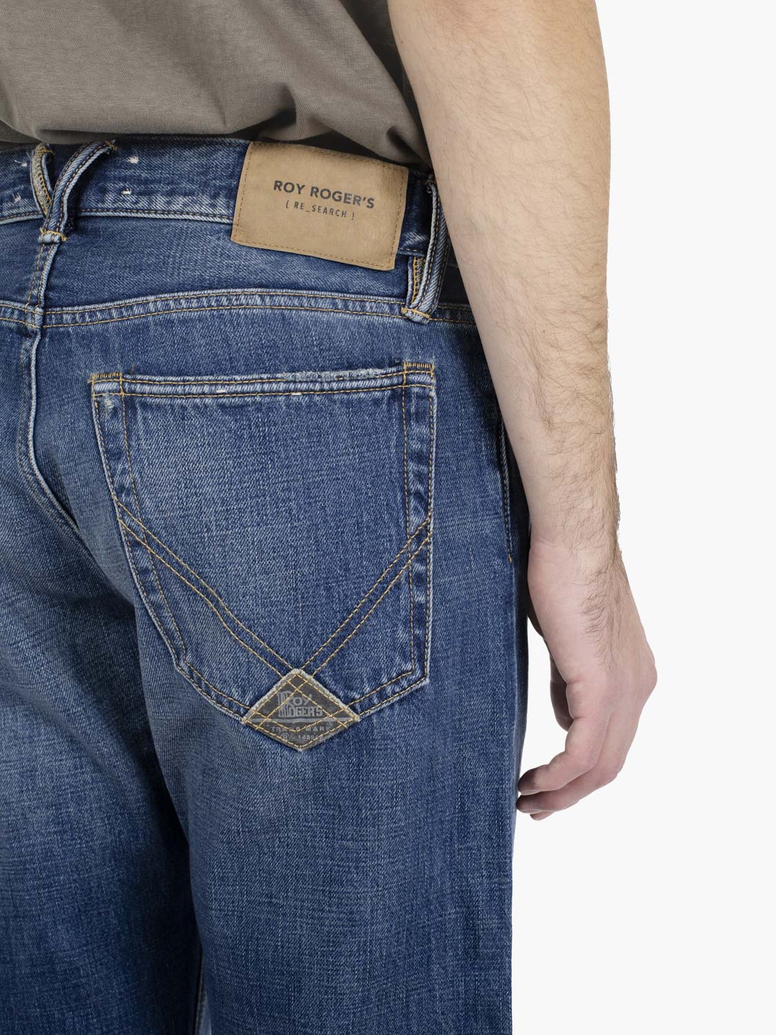 Cult wide Re-Search bill denim jeans