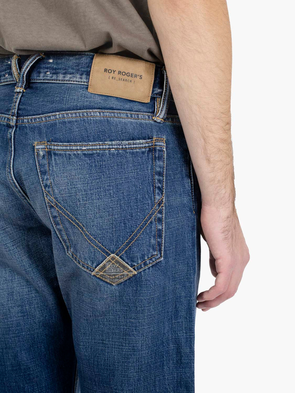 Cult wide Re-Search bill denim jeans