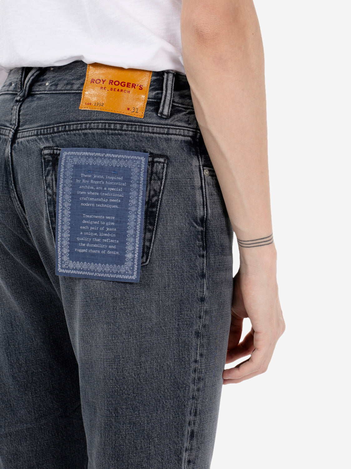 Jeans Dapper Re-Serach Dalt villa denim black