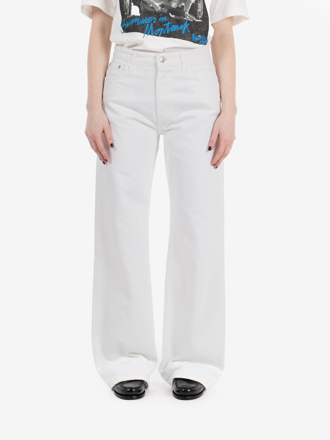 Super wide RREVA HERZIGOVA Bull Dyed Optic White