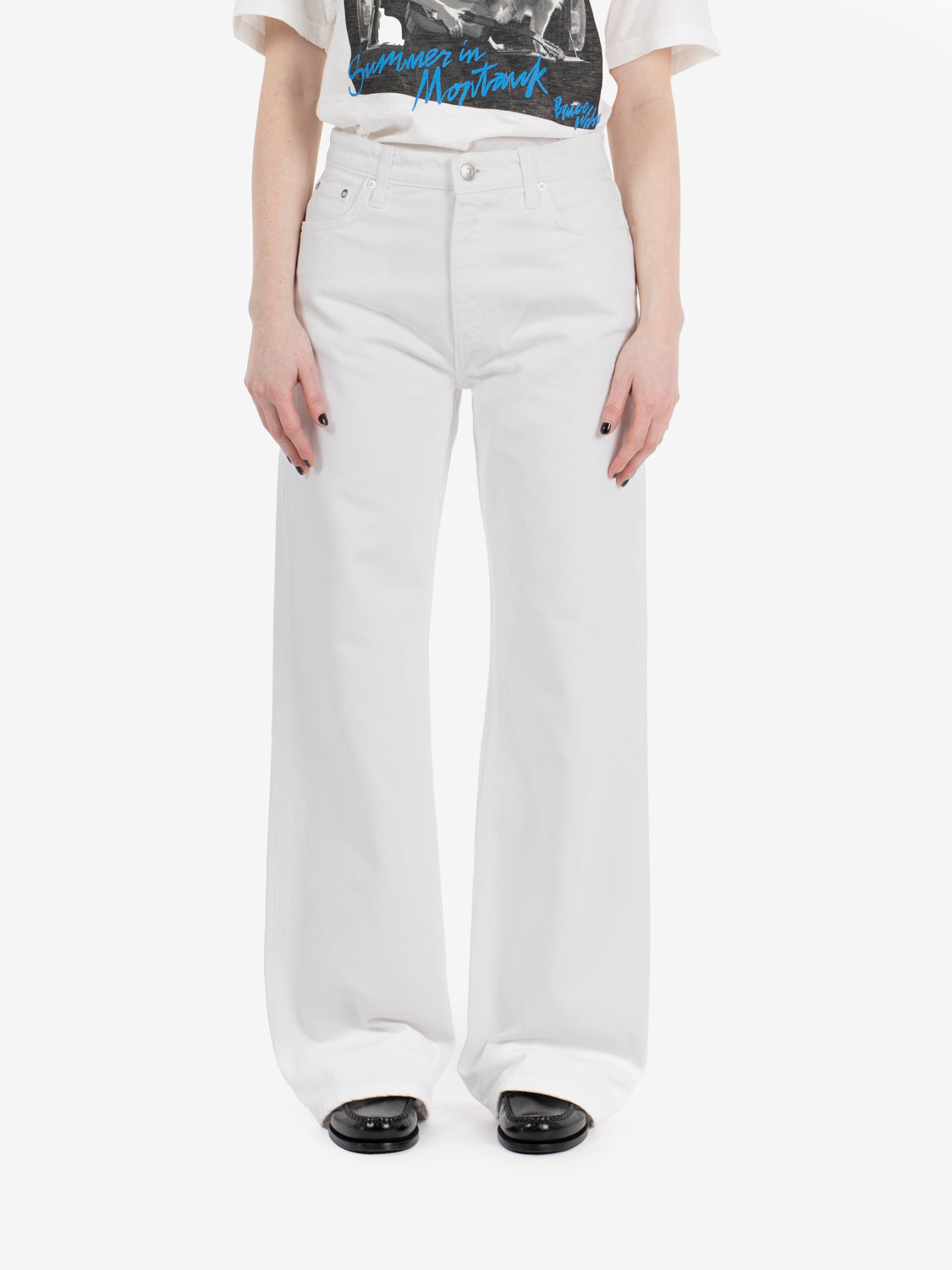 Super wide RREVA HERZIGOVA Bull Dyed Optic White